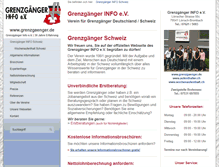 Tablet Screenshot of grenzgaenger.com
